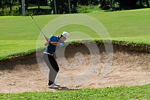 Young golfer