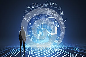 Malware and ransomware concept