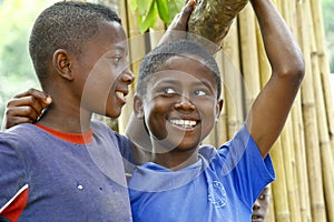 Young handsome malagasy boys