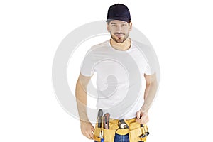 Young handyman portrait