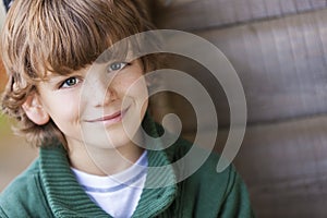 Young Happy Boy Smiling