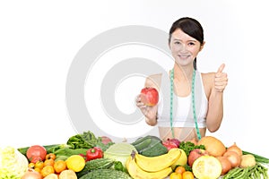 Woman wearing sport outfit