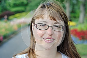 Young Healthy Woman Outdoors