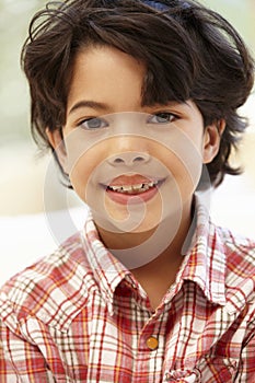 Young Hispanic boy portrait