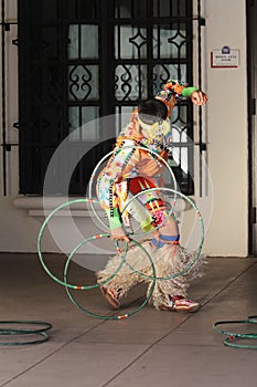 Young Hoop Dancer