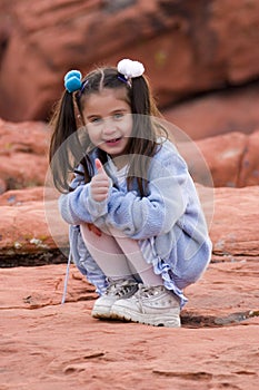 Young Latino girl