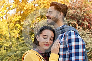 Young lovely couple spending time together