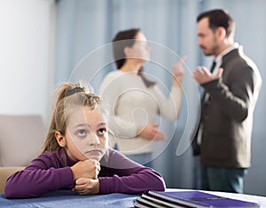 Young male and female arguing with each other