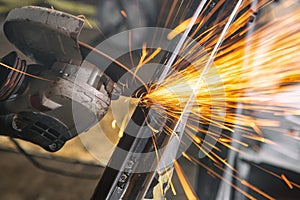 A young male welder