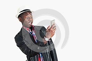 Young man with Cell Phone