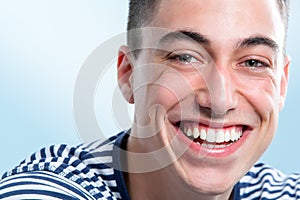 Young man with charming smile. photo