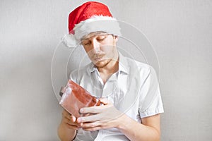 Young Man with a Empty Wallet