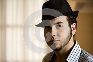 Young Man in a Fedora photo