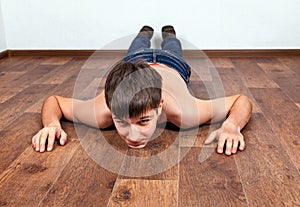Young Man on the Floor