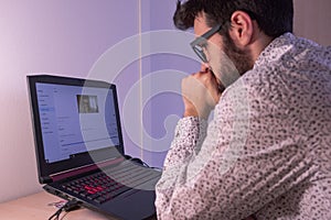 Young Man is focusing on the argument of the call