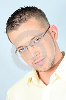 Young Man in Glasses