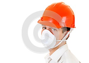 Young Man in Hard Hat