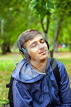 Young Man in Headphones