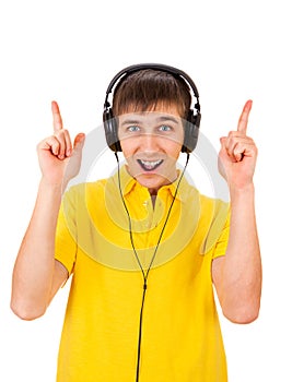 Young Man in Headphones