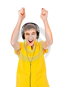 Young Man in Headphones