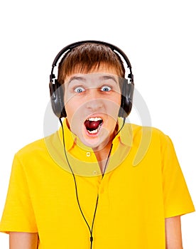 Young Man in Headphones