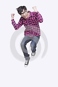 Young Man Jumping