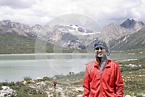 Young man in nature