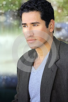 Young man outdoors