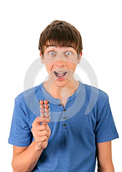 Young Man with the Pills