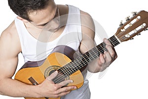 Young Man Playing Guitar