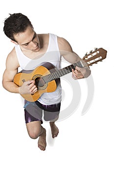 Young Man Playing Guitar