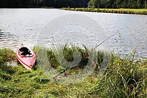 Young man practicing survival training