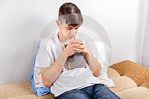 Young Man praying