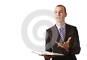 Young man preach the Gospel