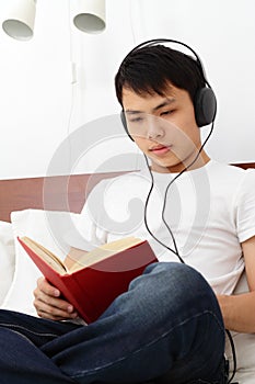 Young Man Reading