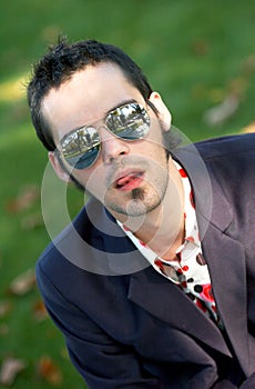 Young Man With Sunglasses