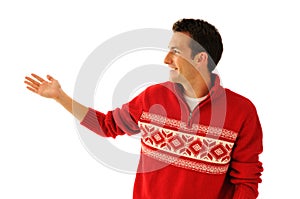 Young man in sweater