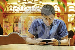 Young Man With Tablet Computer