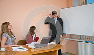 Young man to speak at a meeting