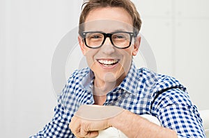 Young Man Wearing Eyeglasses