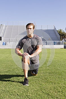 Young Man Working Out