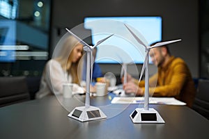 Young managers, idea developing in IT office