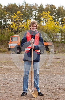 Young manual worker