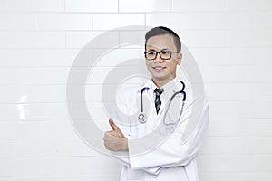 Young medical doctor man