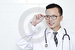 Young medical doctor man
