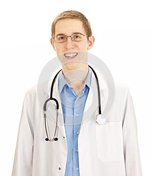 A young medical doctor smiling photo