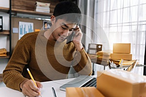 Young men contacted a customer asking for a shipping address