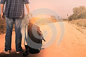 Young men on rural roads.