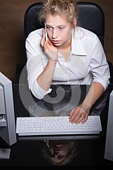 Young mobbing victim