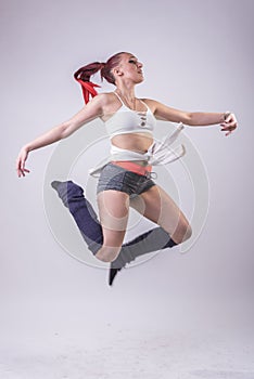 Young modern ballerina